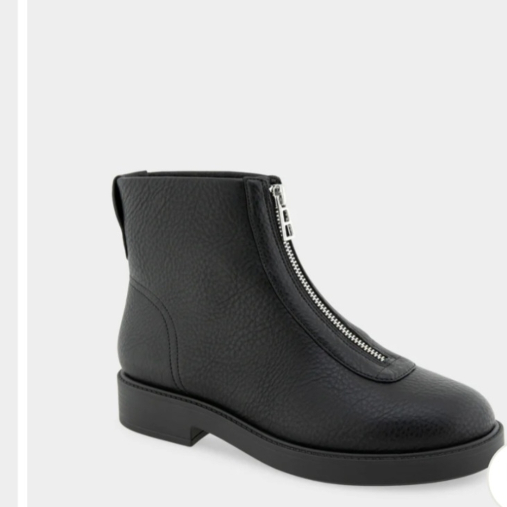 AEROSOLES Black Combat & Moto Boots
